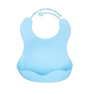 Photo 1 of Dreamslink Baby Drool Bibs for Drooling and Teething, Blue
