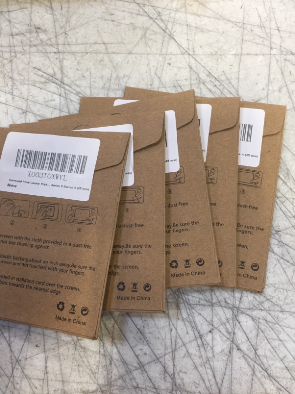 Photo 1 of 5Pack Designed for Apple Watch Series 5/4 Screen Protector 45mm Military-Grade Replacement TPU Film [Not Glass] iWatch Protector Anti Scratch Fingerprint Bubble Free High Touch Screen Protection Clear 45mm A-Transparent