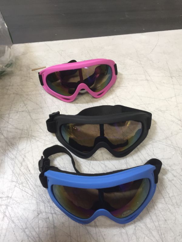 Photo 1 of 3PCS SUNGLASS GOGGLES 