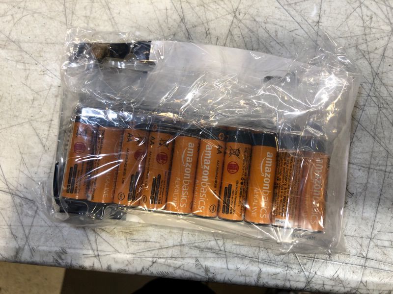 Photo 1 of Amazon Basics 20 Pack AA Alkaline Batteries - Blister Packaging 20 Count (Pack of 1)