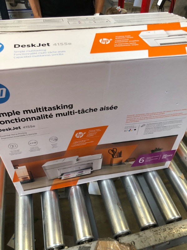 Photo 2 of HP - DeskJet 4155e Wireless All-In-One Inkjet Printer 