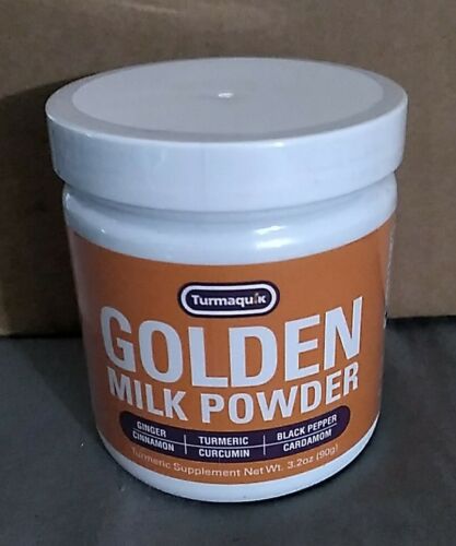 Photo 1 of --- FACTORY SEALED --- Turmaquik Golden Milk Powder Turmeric 3.2oz, Exp-12/2024
