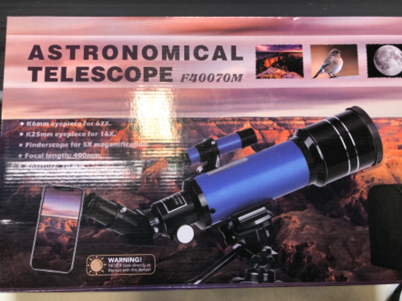 Photo 1 of ASTRONOMICAL TELESCOPE F40070M