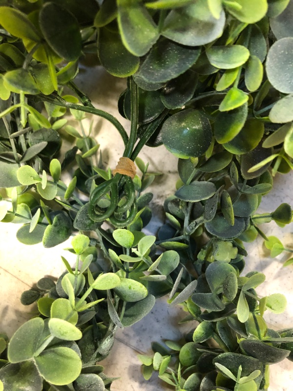 Photo 1 of 2Pieces Artificial Plant Wall Hanging