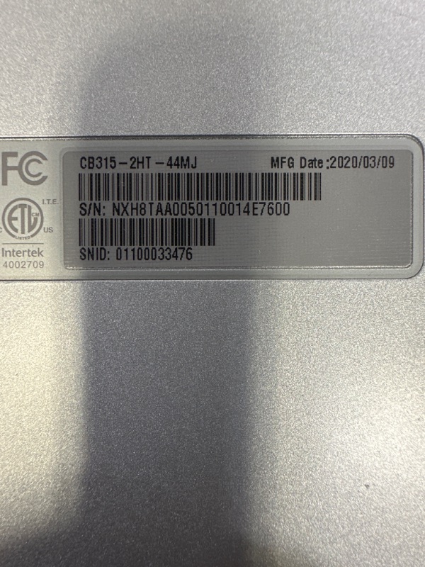 Photo 4 of Acer Chromebook 315, AMD A4-9120C Processor, 15.6" Full HD Touch Display, AMD Radeon R4 Graphics, 4GB DDR4, 64GB eMMC, 802.11ac WiFi, Bluetooth, Google Chrome, CB315-2HT-44MJ 15.6 inch FHD (1920x1080) Touch 4GB / 64GB