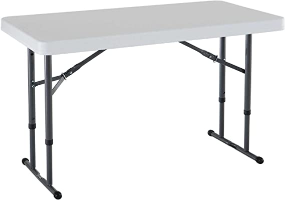 Photo 1 of 4ft  2Height Adjustable Folding Table