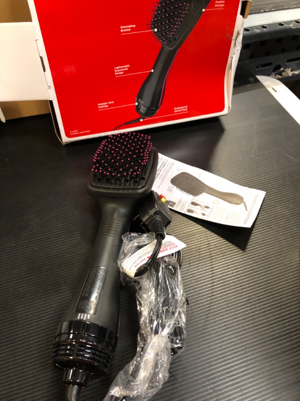 Photo 2 of Revlon One49.00-Step Hair Dryer and Styler | Detangle, Dry, and Smooth Hair, (Black)
