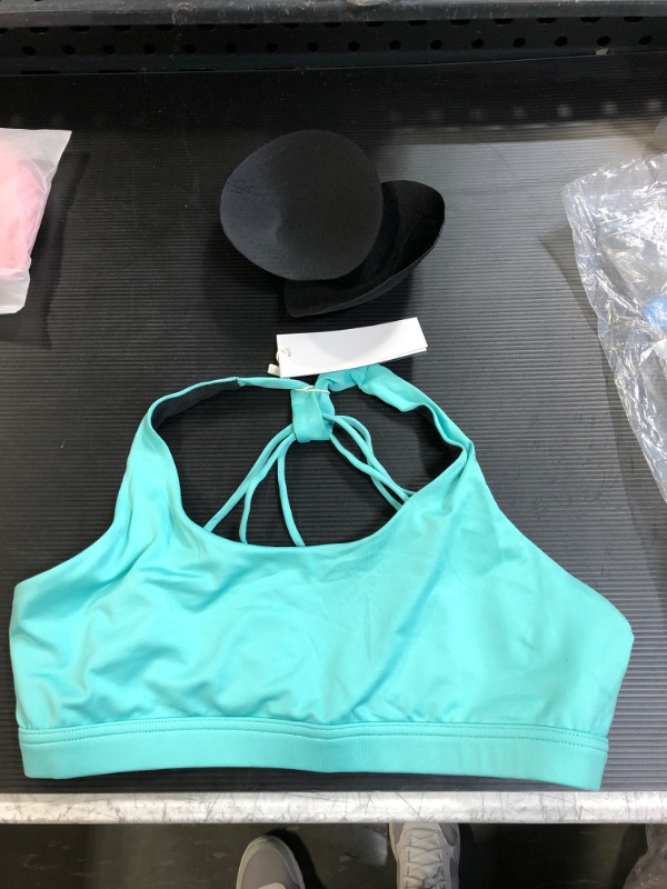 Photo 1 of ICYZONE BLUE SPORTS BRA SIZE XL