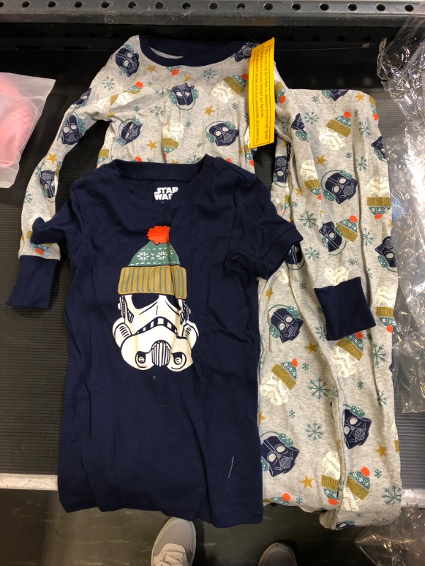 Photo 1 of 3 PIECE GRAY STARWARS TODDLER PAJAMA SET SIZE S