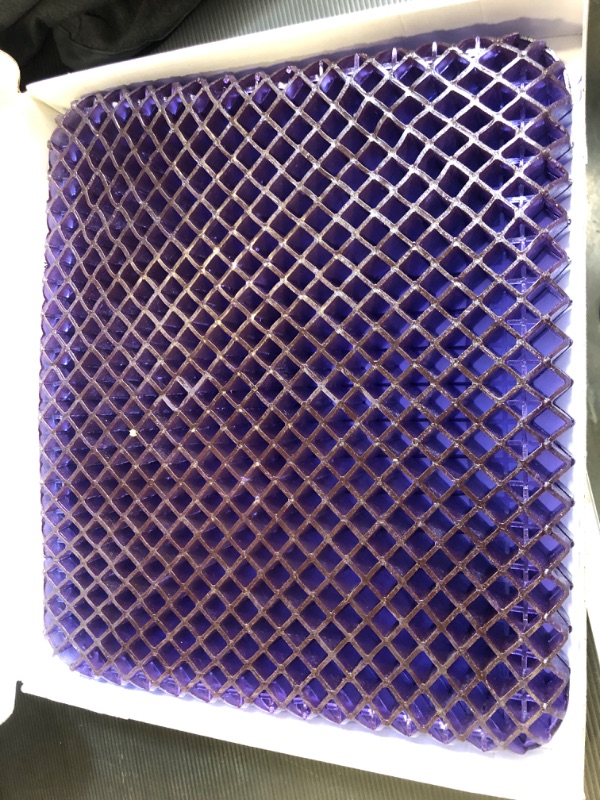 Photo 3 of Purple Royal Seat Cushion - Seat Cushion for The Car Or Office Chair - Temperature Neutral Grid