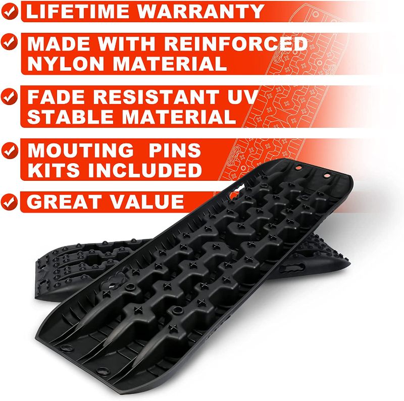 Photo 1 of ALL TOP New Recovery Traction Tracks Sand Mud Snow Track Tire Ladder 4WD (Black)
