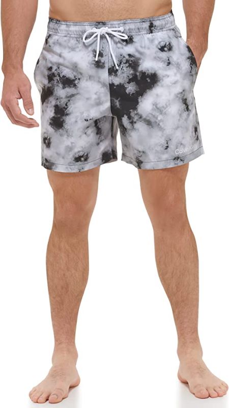 Photo 1 of Calvin Klein Men's Standard Uv Protected Quick Dry Swim Trunk
