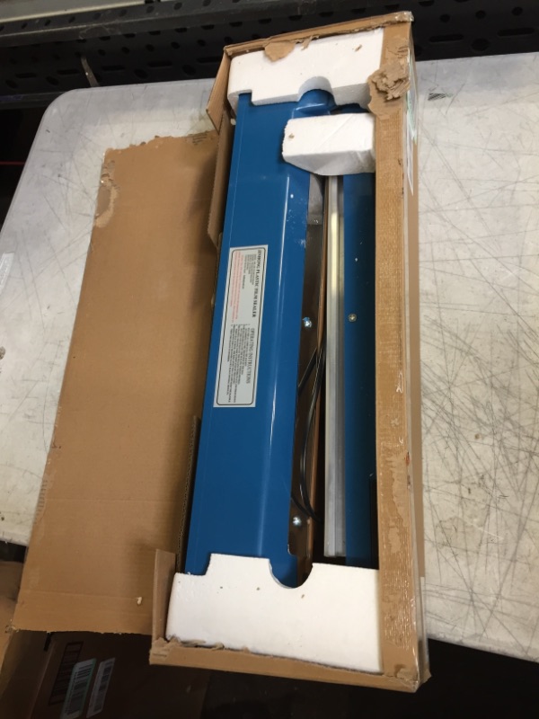 Photo 1 of 16 Inch Impulse Heat Sealer Manual Bags Sealer Sealing Machine Heating Closer for Plastic PE PP Mylar Poly Foil Bags Home Restaurant Food Storage with Extra Replace Element
