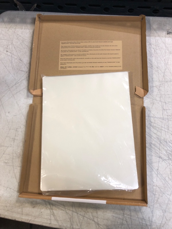 Photo 2 of Amazon Basics Clear Thermal Laminating Plastic Paper Laminator Sheets
