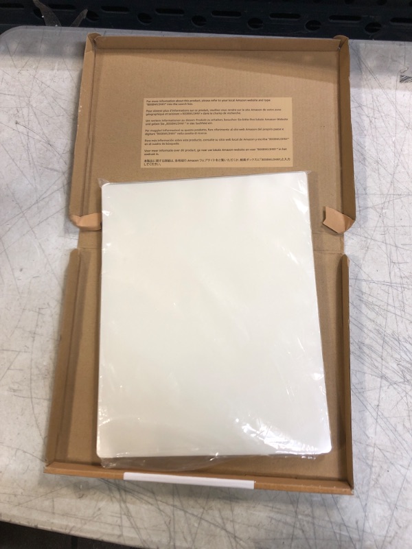 Photo 1 of Amazon Basics Clear Thermal Laminating Plastic Paper Laminator Sheets
