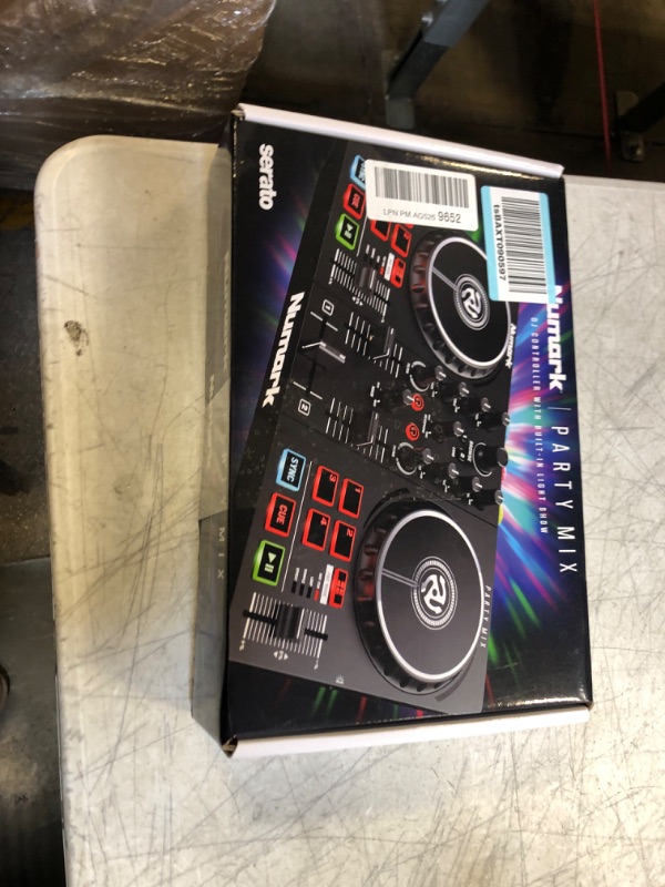 Photo 5 of Numark Mixtrack Pro FX – 2 Deck DJ Controller For Serato DJ with DJ Mixer, Built-in Audio Interface, Capacitive Touch Jog Wheels and FX Paddles
