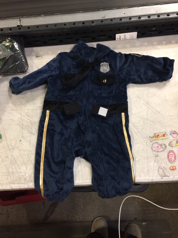 Photo 1 of 12 - 18 MONTHS BABY POLICE ONESIE 