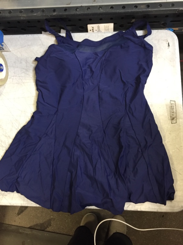 Photo 1 of 2XL BLUE ONE PIECE BATHING SUIT 