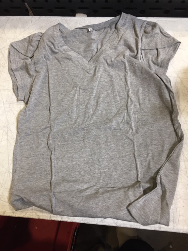 Photo 1 of GREY V NECK TSHIRT 