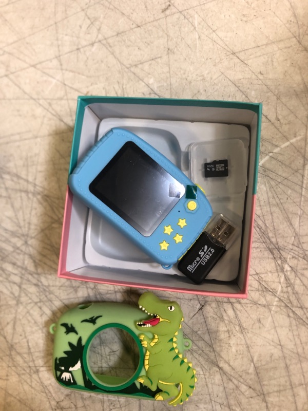 Photo 3 of EJEFF AILINDI Kids Selfie Camera, Christmas Birthday Gifts for Boys Age 3-9, HD Digital Video Cameras for Toddler, Portable Toy for 3 4 5 6 7 8 Year Old Boy(Dinosaur)