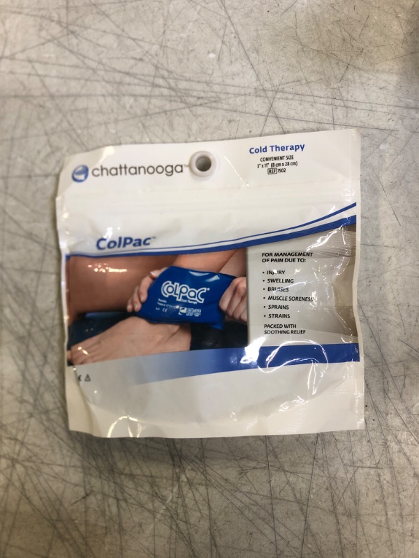 Photo 2 of Chattnooga Colpac Cold Therapy, Blue Vinyl, 3 X 11 (Pack of 2) 3" x 11" (Pack of 2)