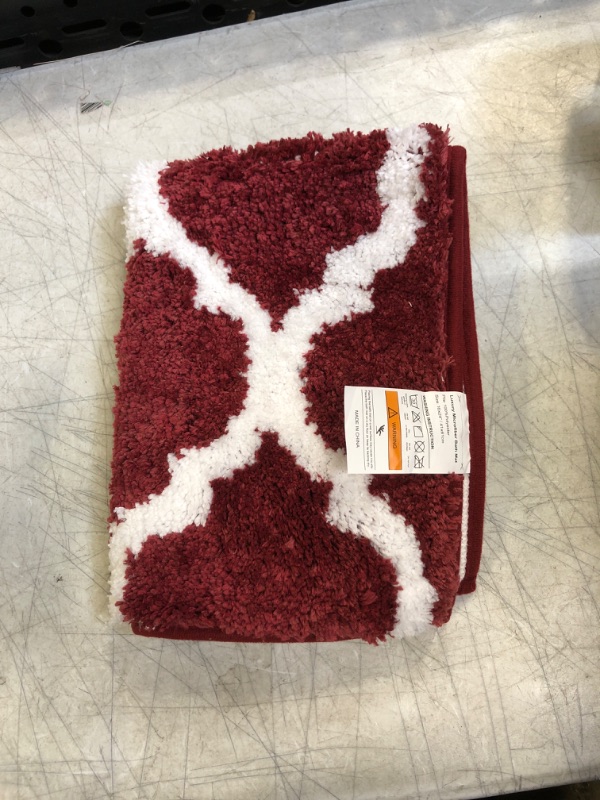 Photo 1 of 16 X24 RED AND WHITE RUG 