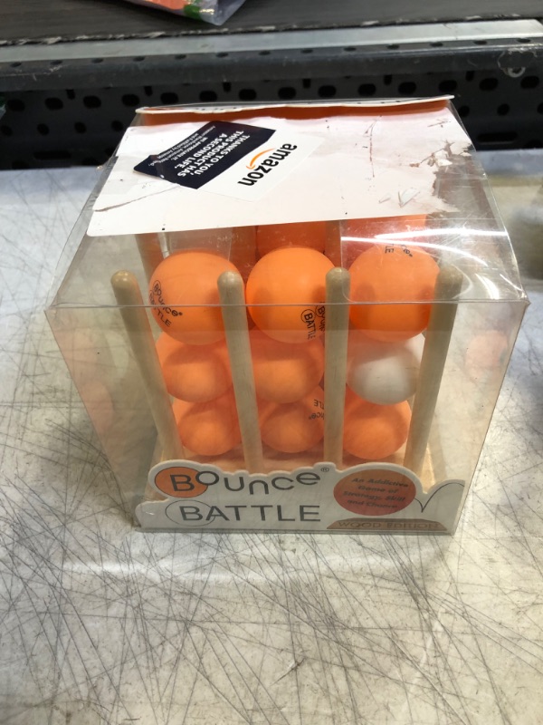 Photo 1 of Bounce Battle Wood Edition Game Set - an Addictive Game of Strategy Skill & Chance
