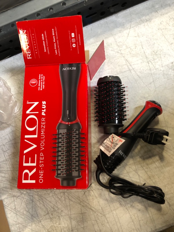 Photo 2 of Revlon One-Step Volumizer PLUS 2.0 Hair Dryer and Hot Air Brush Black
