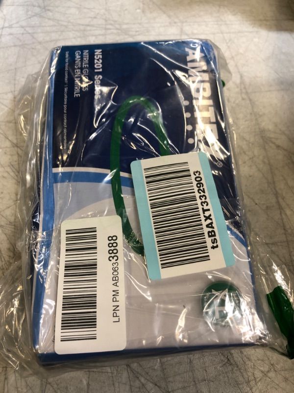 Photo 1 of Tradex International Powder-Free Nitrile General Purpose Gloves, X-Large, Blue, Box of 100