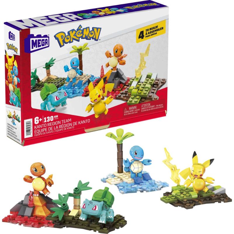 Photo 1 of Mega Construx - Pokemon Kanto Region Team Construction Set