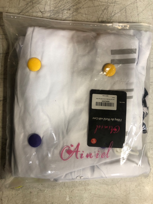 Photo 1 of Ainiel Ouma Kokichi Cosplay Costume School Uniform Halloween Suit Outfit  SIZE Large White