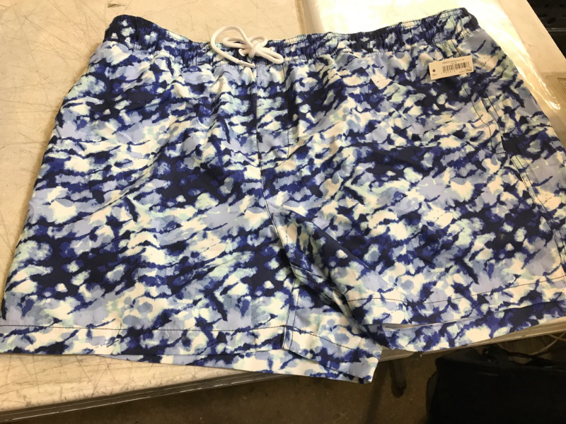 Photo 2 of Amazon Essentials Men's Board Shorts Swim Trunks 38 Navy, Tie Dye SIZE 38W