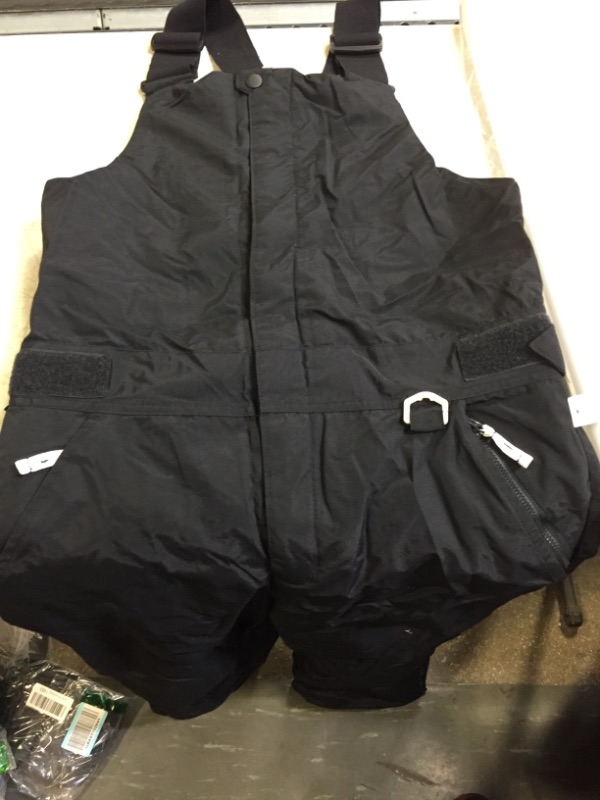 Photo 2 of Amazon Essentials Men's Water-Resistant Insulated Snow Bib Overall SIZE Small Black