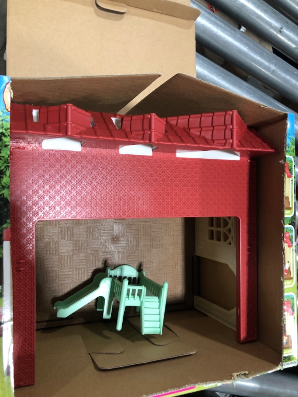 Photo 2 of Calico Critters Sweet Raspberry Home Dollhouse Playset with Figure & Furniture Included