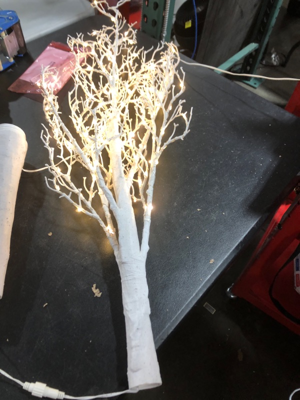 Photo 1 of 4ft Indoor/Outdoor Electric Lighted LED Tree 
