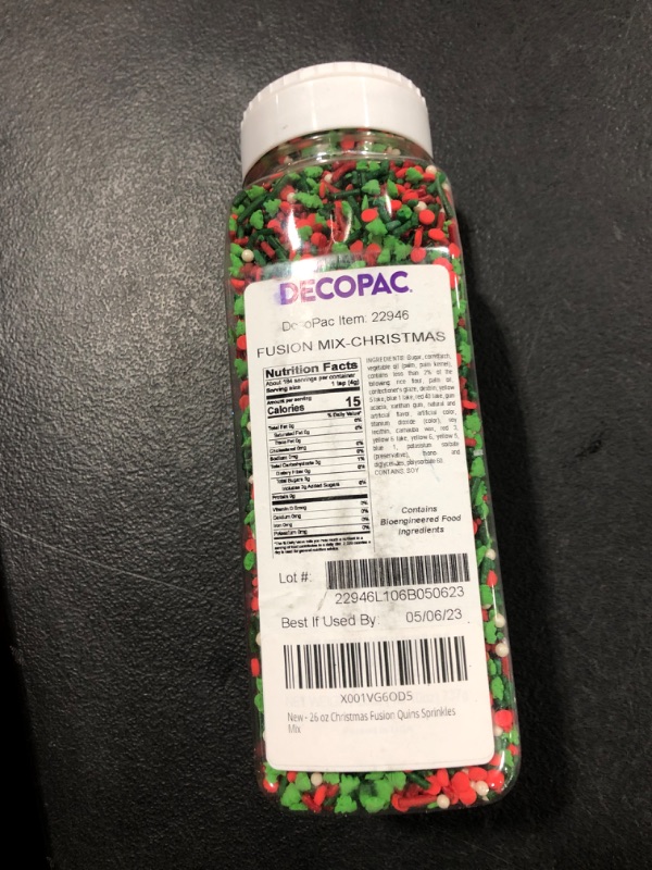 Photo 1 of 26 oz Christmas Fusion Quins Sprinkles Mix
