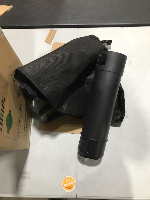 Photo 1 of Cordless Leaf Blower&Vacuum SOYUS 3in1 Leaf Vacuum Mulcher 40V 360CFM 5 Speeds Brushless Battery Operated Leaf Blower for Lawn Care with 45L Bag (2 x 4.0Ah Battery and Charger Included) Leaf Blower/Vacuum Kit