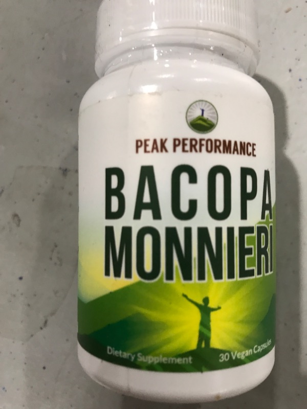 Photo 2 of Bacopa Monnieri Vegan Capsules - Made with Bacopa Leaf. Ayurvedic Herb Nootropic Supplement for Brain, Memory, Mental Sharpness, Focus Without Crashes. Natural Plant Extract Pills, Tablets