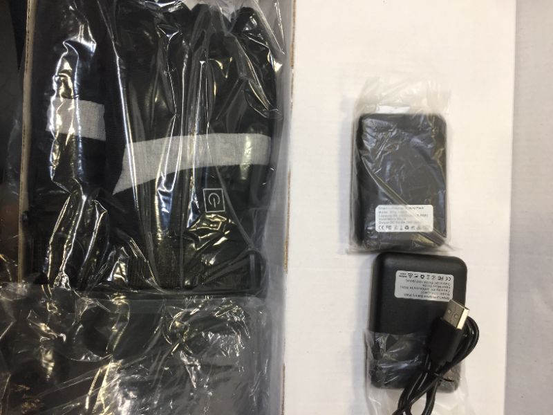 Photo 1 of Graphene Rechargeable Touchscreen Heated Gloves with Portable Battery 5.0v 5000mah for Ski Motorcycle Hunting Running Black/Grey Small