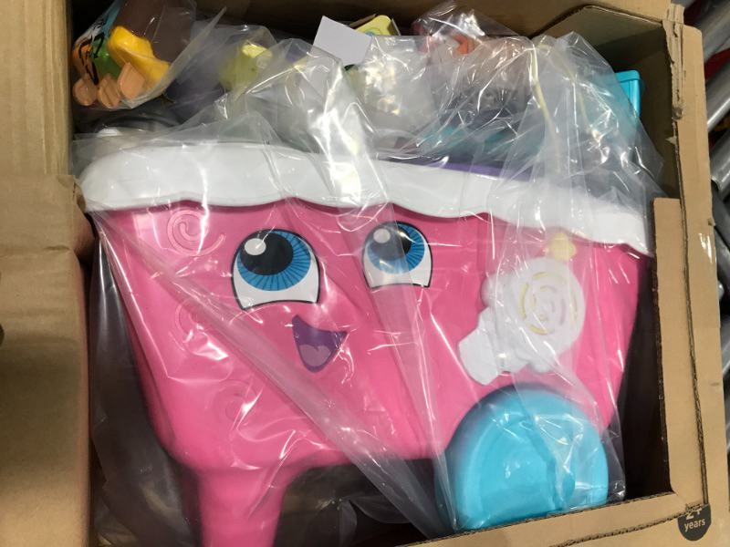 Photo 1 of LeapFrog Scoop and Learn Ice Cream Cart Deluxe (Frustration Free Packaging) , Pink & Scout and Violet 100 Words Book (Amazon Exclusive), Purple Deluxe + Words Book