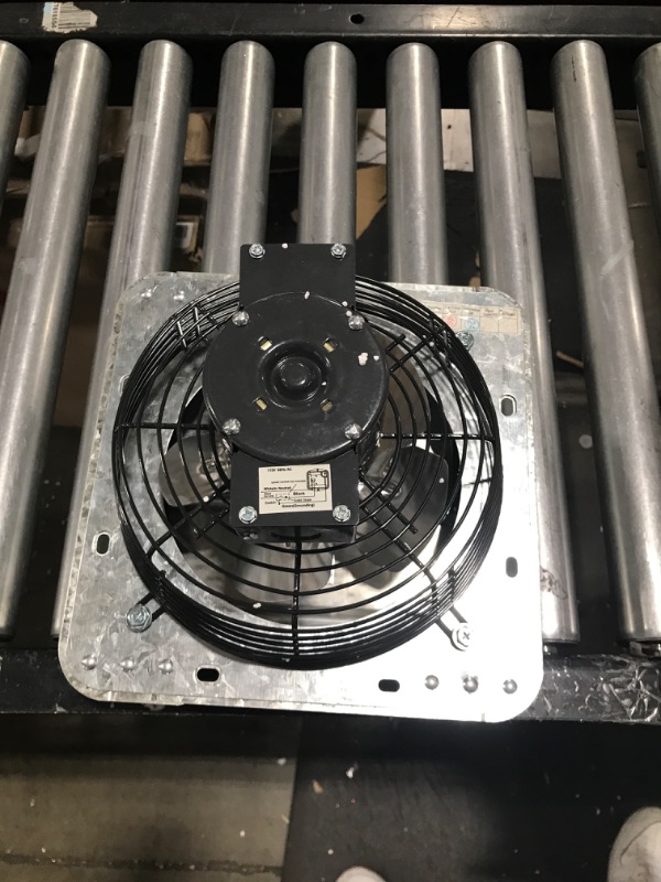 Photo 1 of Dr. Heater USA ILG8SF7V 7 in. ILiving Speed Shutter Exhaust Fan Crawl Space Ventilator - Wall Mounted Silver
