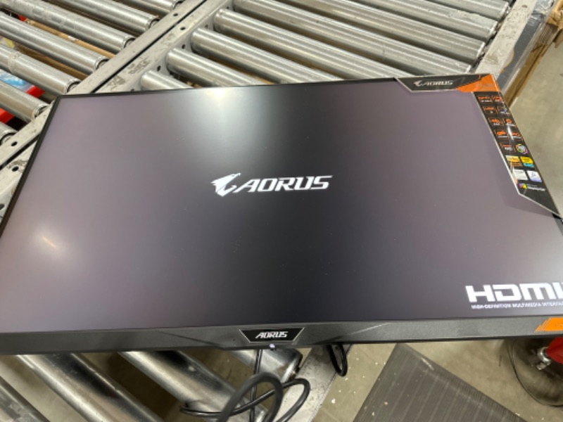 Photo 2 of AORUS FI32Q 32" 165Hz 1440p HBR3, NVIDIA G-SYNC Compatible, Exclusive Built-in ANC, -KVM, 2560x1440 Display, 1ms Response Time, HDR, 94% DCI-P3, 1x DisplayPort 1.4, 2x HDMI 2.0, 2x USB 3.0, 1x USB C 32 Inches