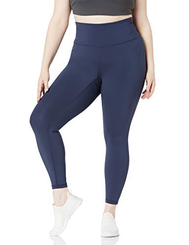 Photo 1 of Amazon Essentials Women's Active Sculpt High-Rise Full-Length Legging (Available in Plus Size), Navy, 2X
