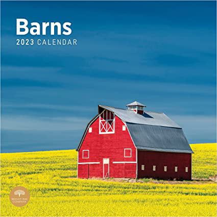 Photo 1 of 2023 Barns Monthly Wall Calendar by Bright Day 12 X 12 Inch Country Side Farms
