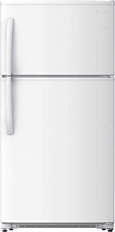 Photo 1 of  Winia WTE21GSWMD 21 Cu. Ft. Top Mount Refrigerator With Factory Installed Ice Maker - White 