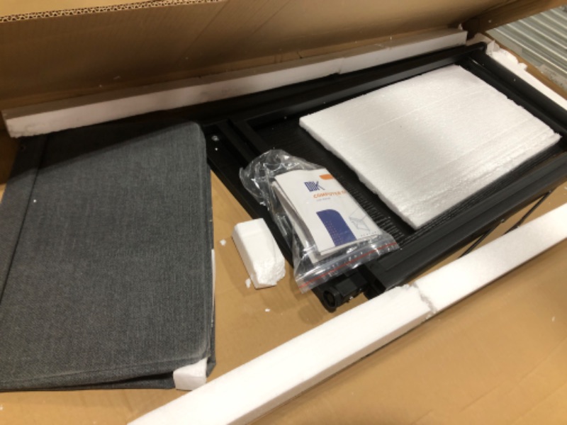 Photo 1 of ODK Computer Writing Desk 31 inch, Sturdy Home Office Table, Work Desk with A Storage Bag and Headphone Hook, Black 31 inch Black 31.5"D x 19.69"W x 29.53"H