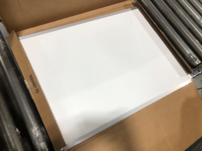 Photo 2 of Mead Dry Erase Board, Whiteboard / White Board, 24 x 18 Inches, Silver Finish Aluminum Frame (85355) 24" x 18"