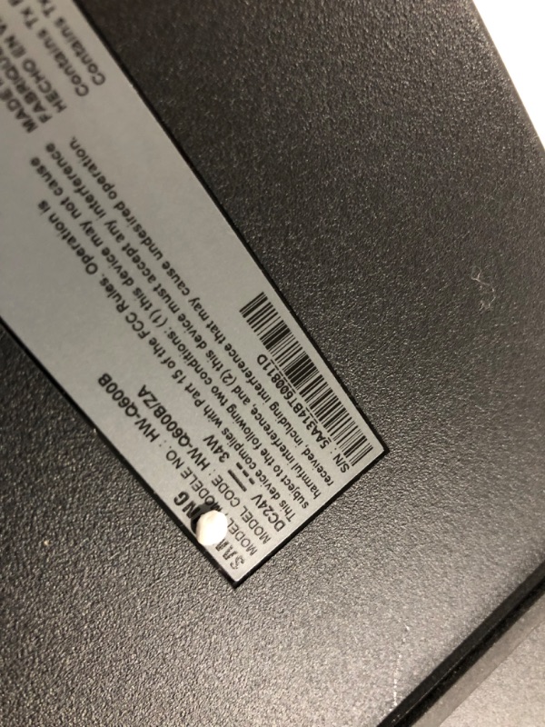 Photo 7 of  SAMSUNG HW-Q600B 3.1.2ch Soundbar w/ Dolby Audio, DTS:X, Q Symphony, Adaptive Sound, Game Pro Mode, Bluetooth Connection 