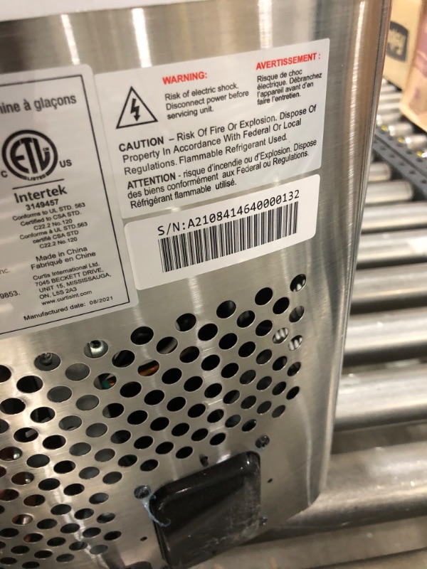 Photo 1 of  Frigidaire Ice Maker Machine Heavy Duty, (EFIC103)Large Stainless Steel 