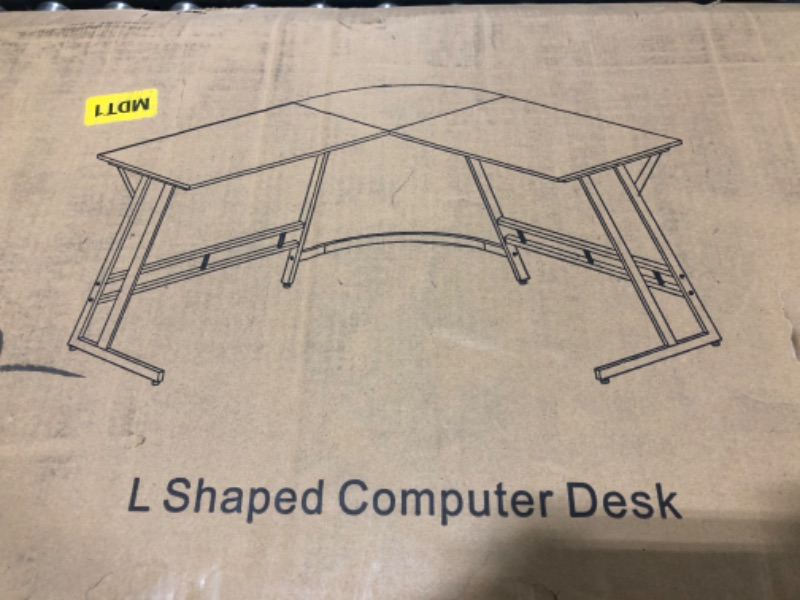 Photo 1 of L SHAPED COMPUTER DESK